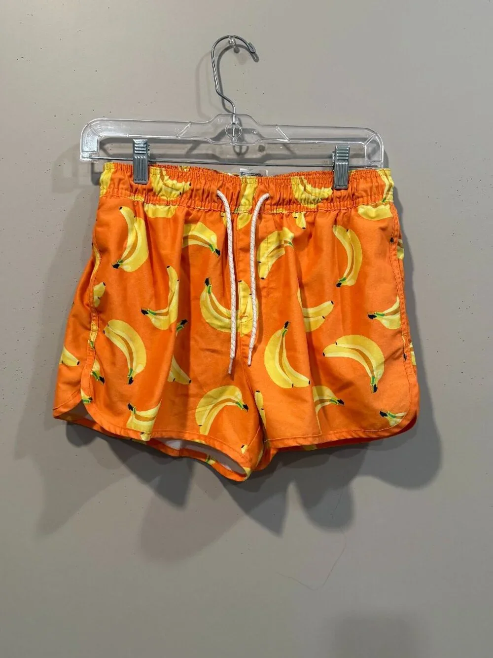 H&M Orange Banana Swim Shorts Men Size Small
